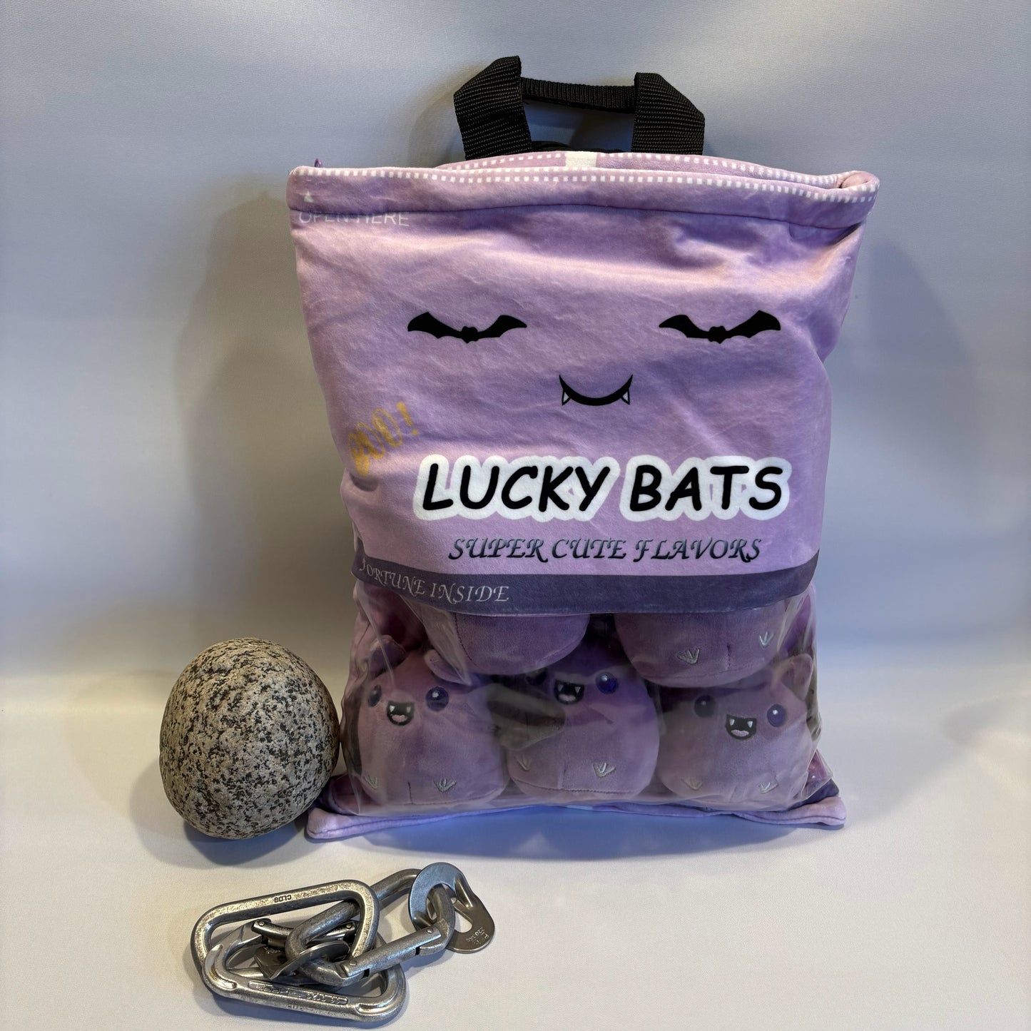 Lucky Bats Bouldering Chalk Bucket - Purple