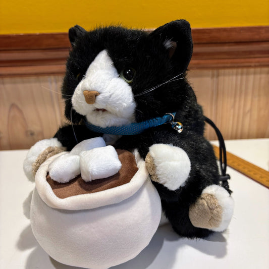 Custom 3 Sugars Coffee Cat Chalk Bag