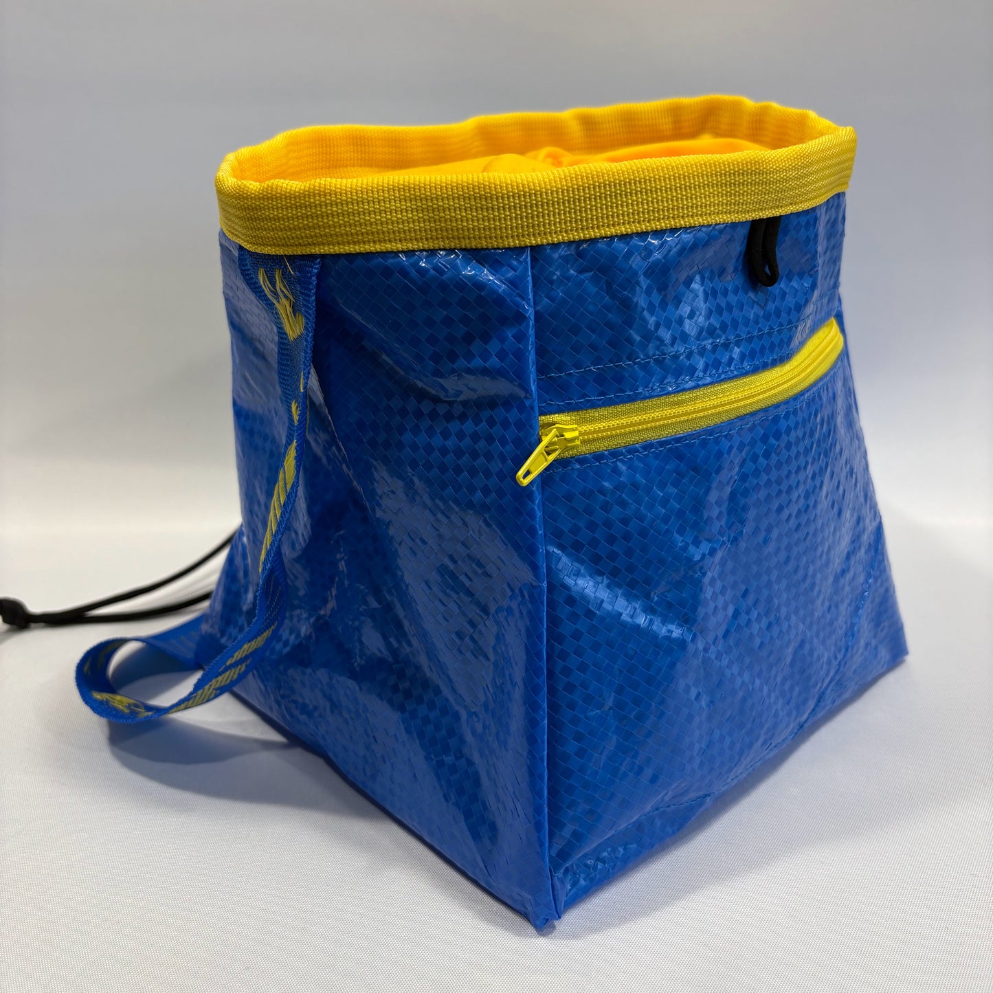 Bouldering Chalk Bucket - Recycled Ikea Bag
