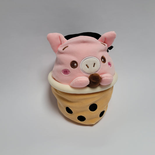 Boba Tea Pig Rock Climbing Chalk Bag