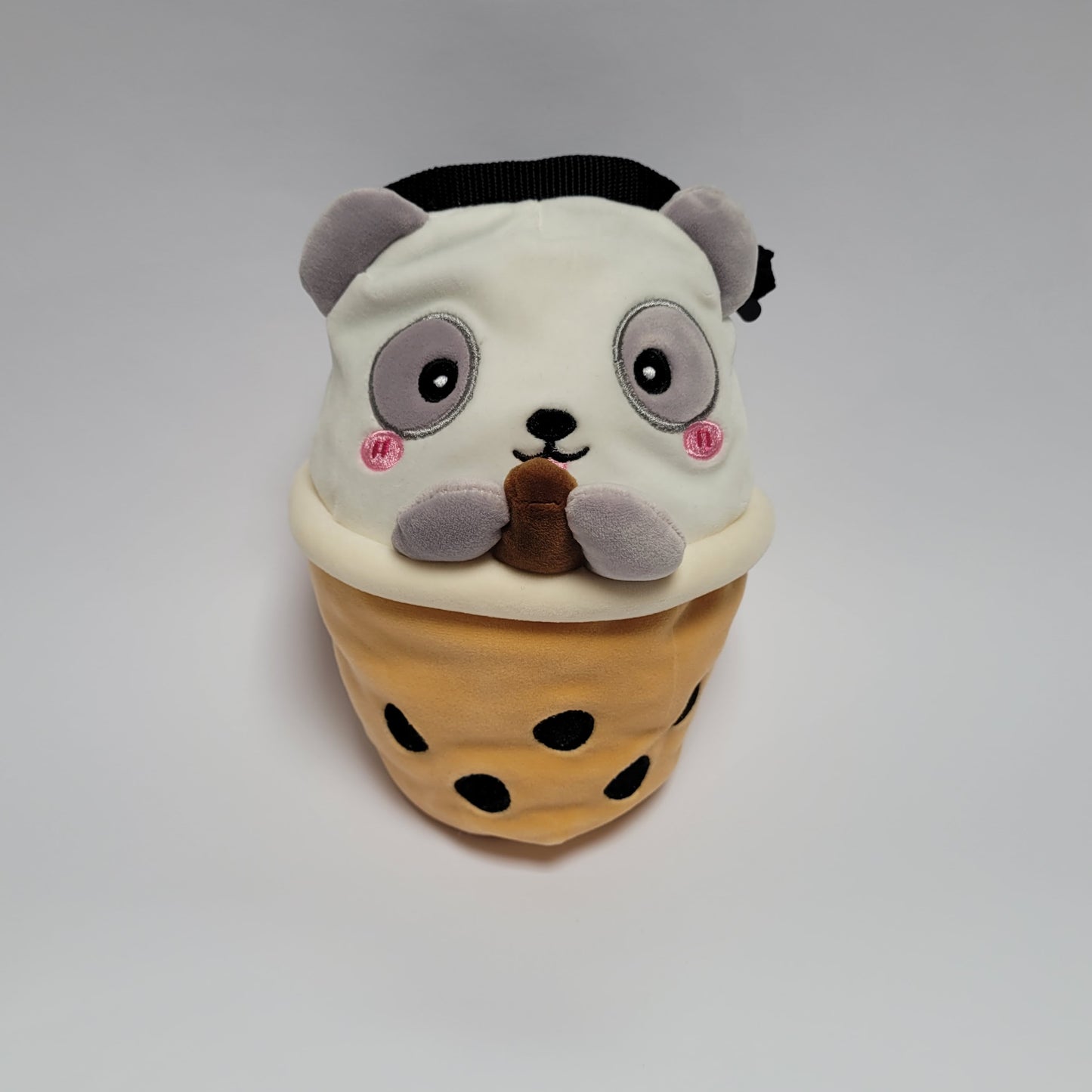 Boba Tea Panda Rock Climbing Chalk Bag