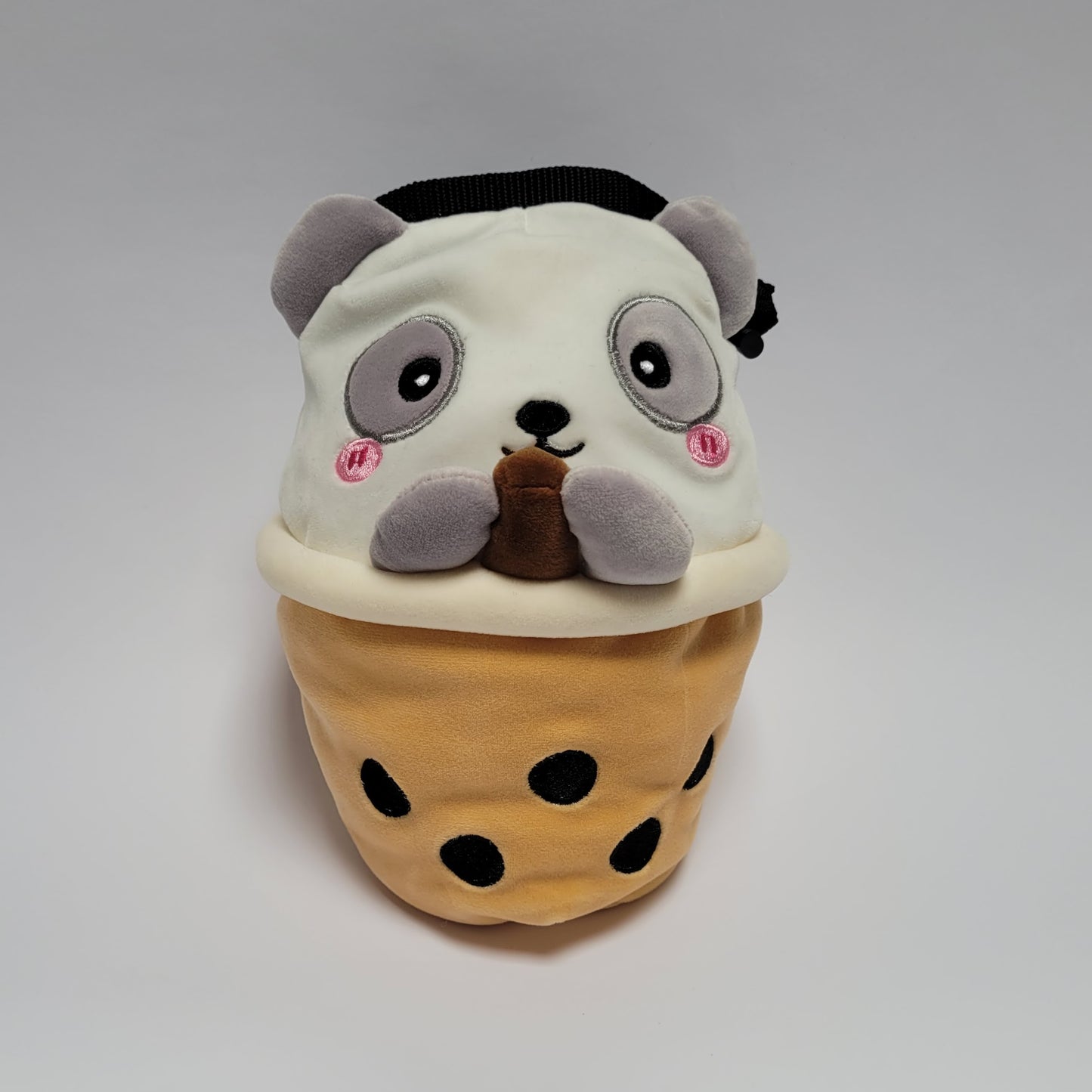 Boba Tea Panda Rock Climbing Chalk Bag