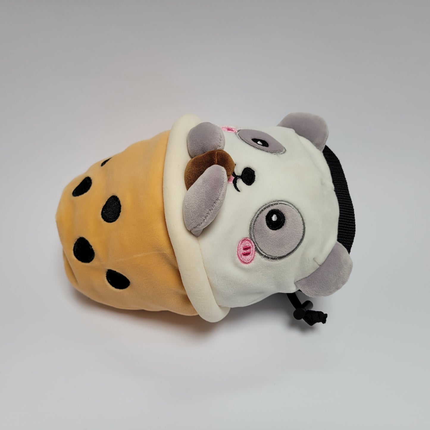 Boba Tea Panda Rock Climbing Chalk Bag