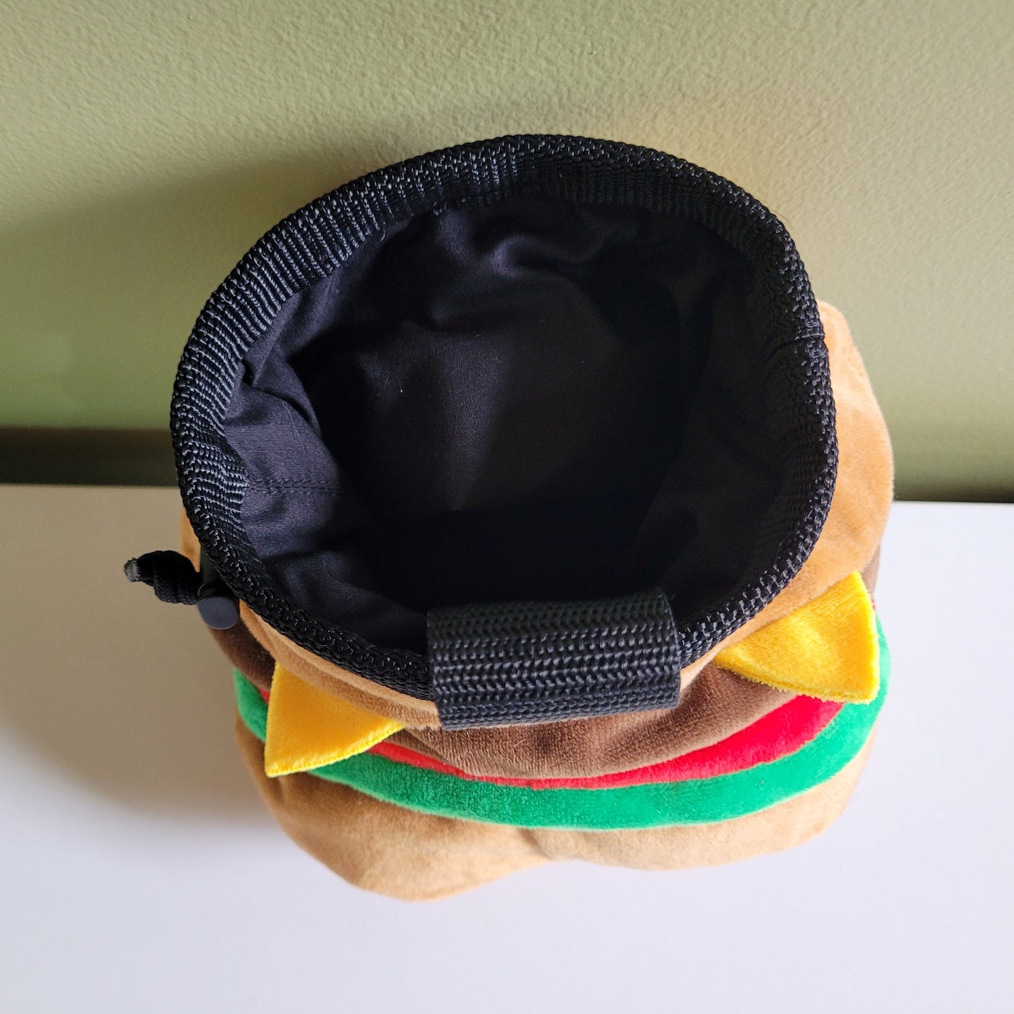 Hamburger Rock Climbing Chalk Bag