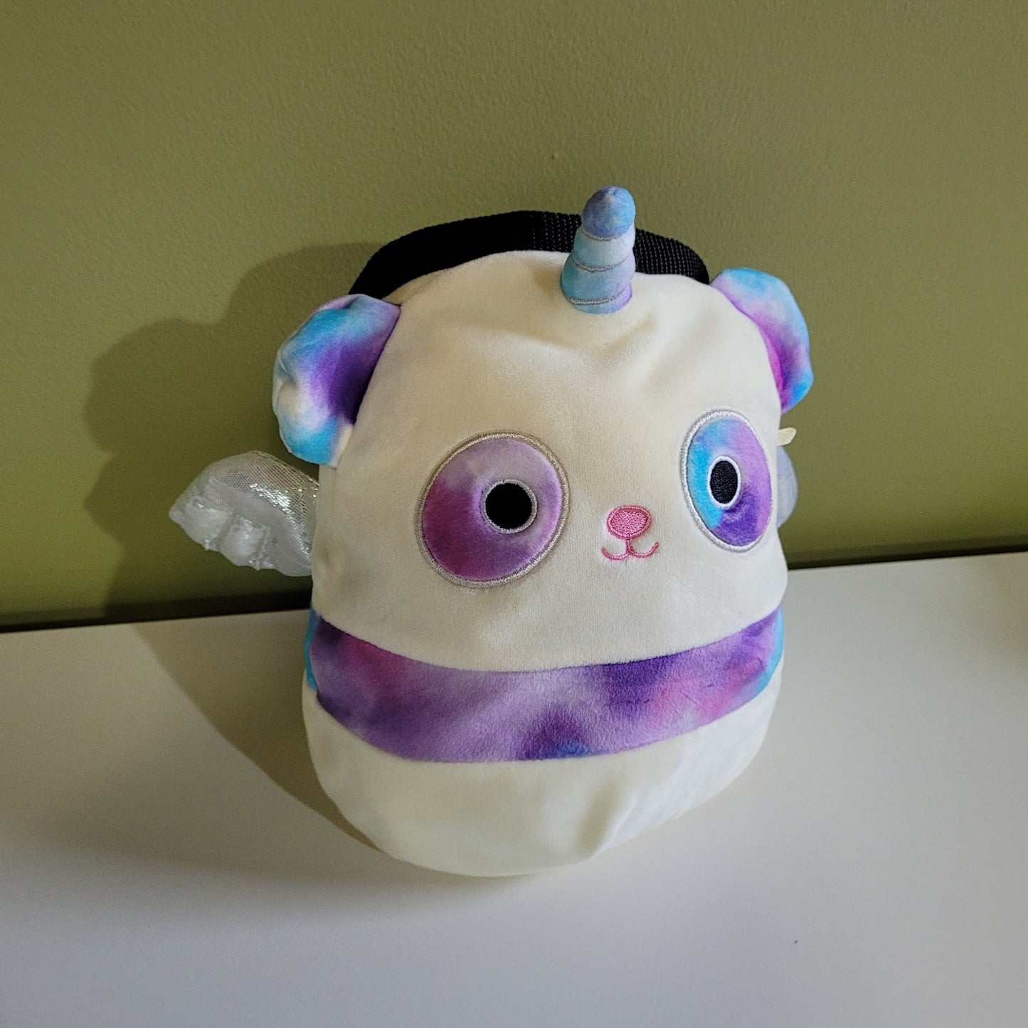 Pandacorn Panda Bear Unicorn Rock Climbing Chalk Bag