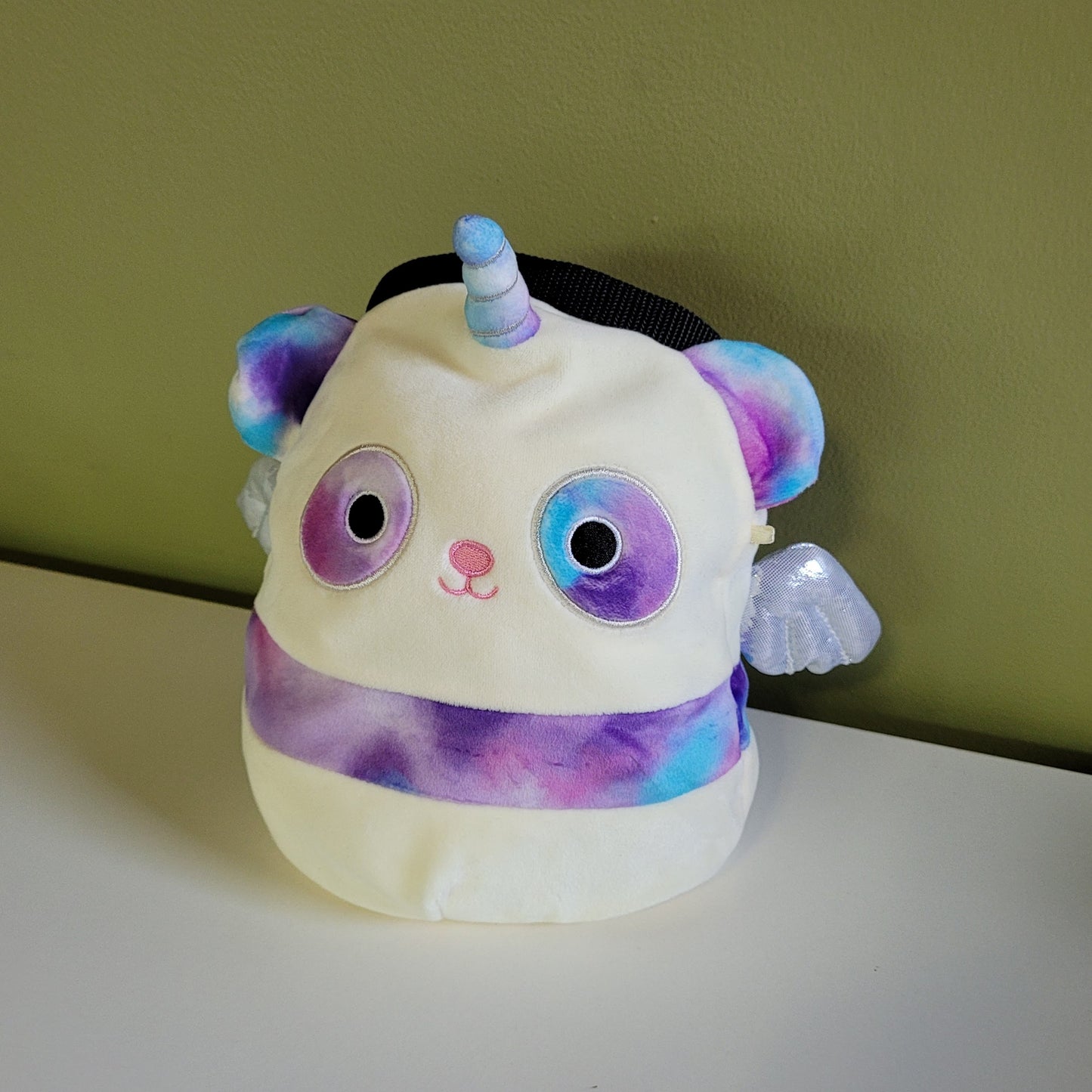 Pandacorn Panda Bear Unicorn Rock Climbing Chalk Bag