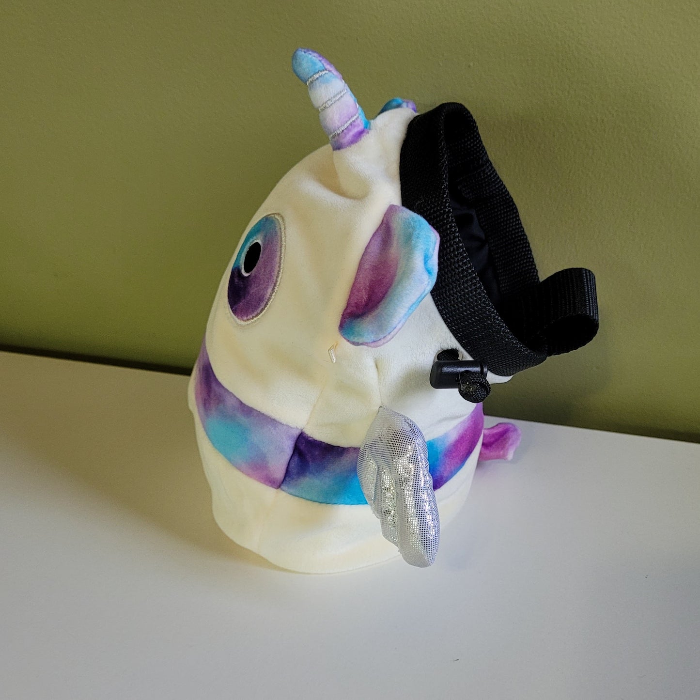Pandacorn Panda Bear Unicorn Rock Climbing Chalk Bag
