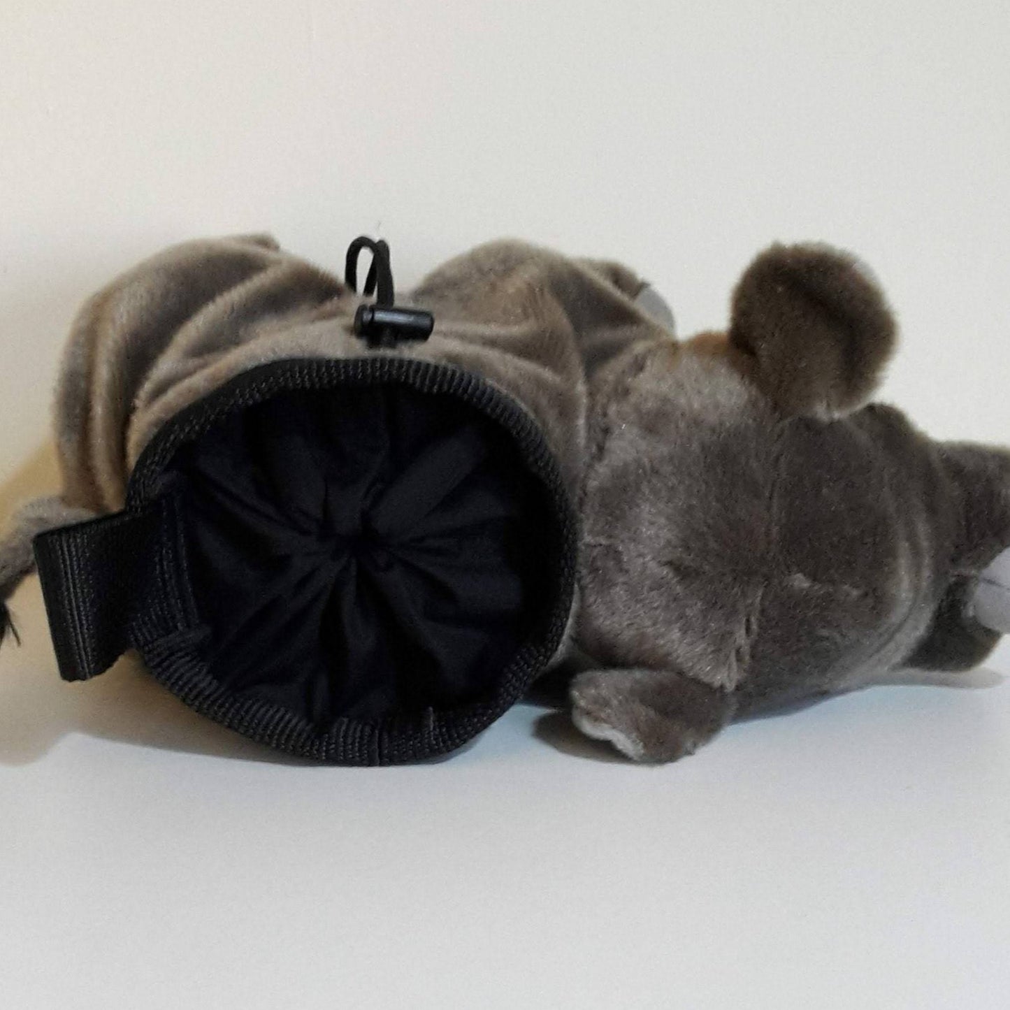 Rhino Chalk Bag for Climbing | Plush Animal Chalk Bag for Bouldering | Climbing Gift | Handmade Chalk Bag | Rhino Climbing Accessory