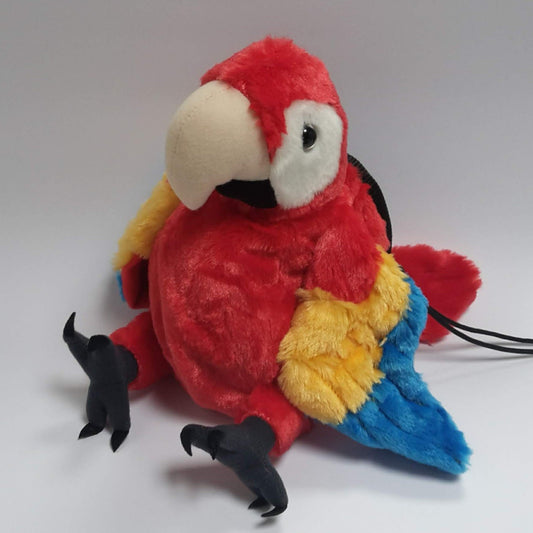 Scarlet Macaw Red Parrot Rock Climbing Chalk Bag